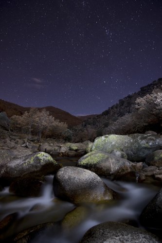 El Jerte de noche