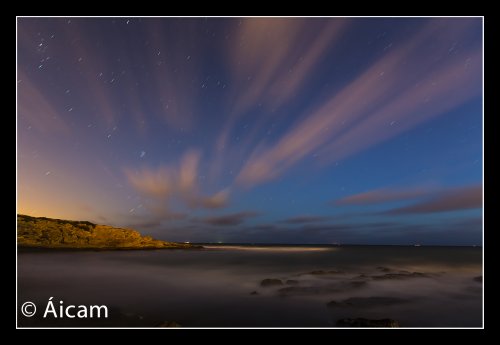 Larga exposición en Torre Guadiaro (Málaga)