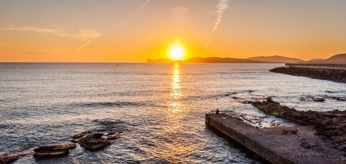 Desde Alghero,hacia donde el sol se pone