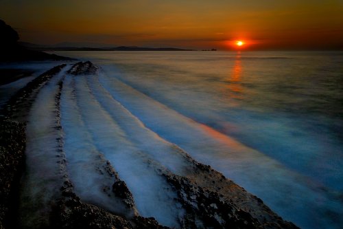 Atardecer en Costa Quebrada