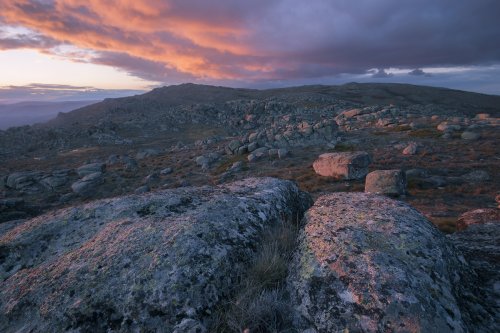 Últimas luces sobre la Sierra de Eljas