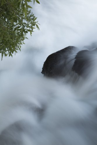 Dos cabezas bajo el água