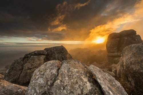 Fuego en el Torcal