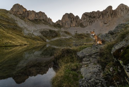 Amanecer en el Ibón de Acherito.