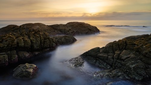 Cálido atardecer