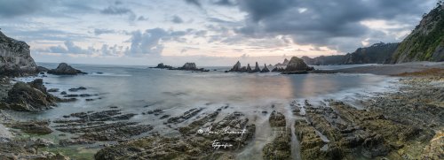 Panoramica de la Playa de Gueirua