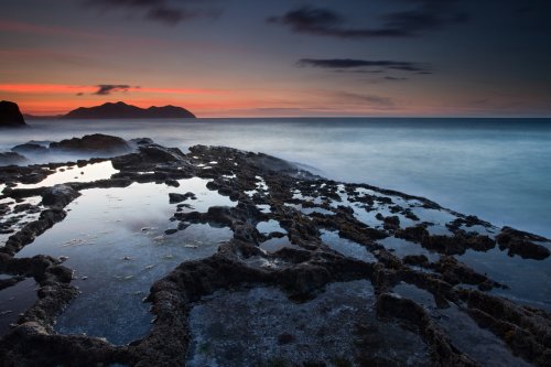 Atardecer primaveral en Sonabia